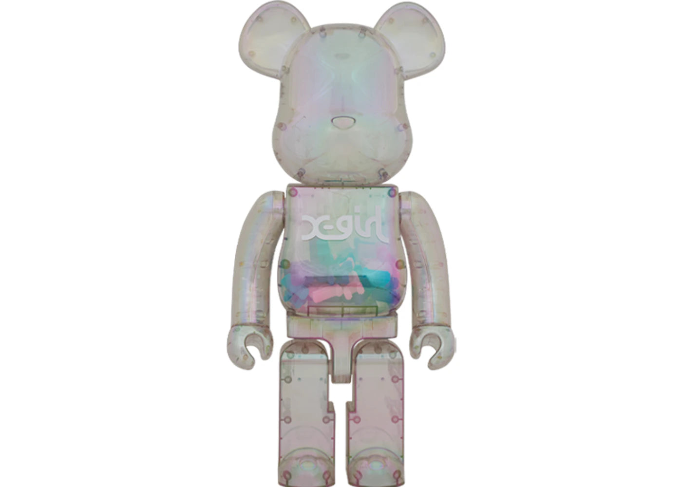 Bearbrick X-girl 1000% Iridescent