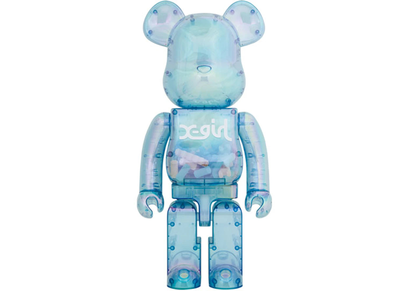 Bearbrick X-girl 2021 Blue 1000%