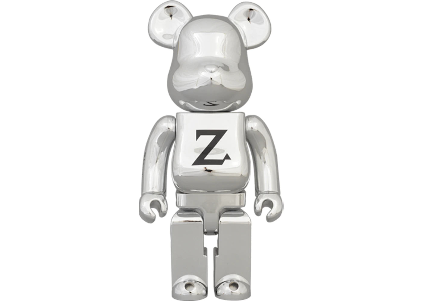 Bearbrick Zikzin 400% Silver