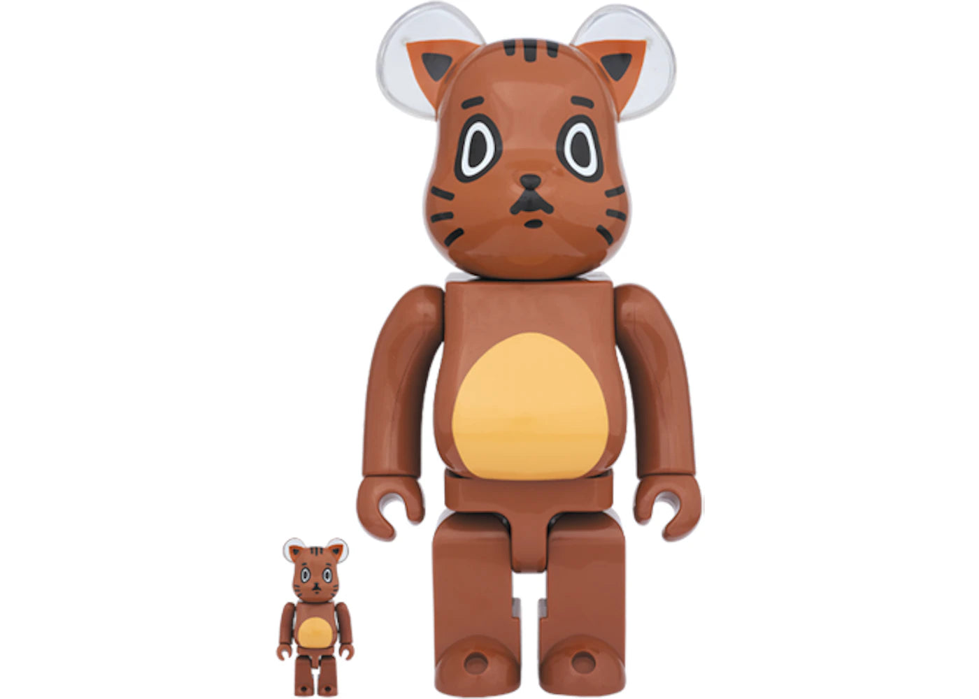 Bearbrick Zodiac Cat 100% & 400% Set Brown