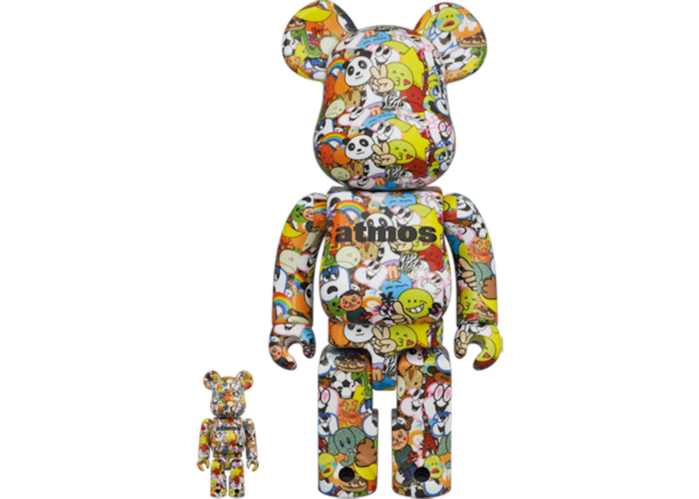 Bearbrick atmos EMOJI 100% & 400% Set