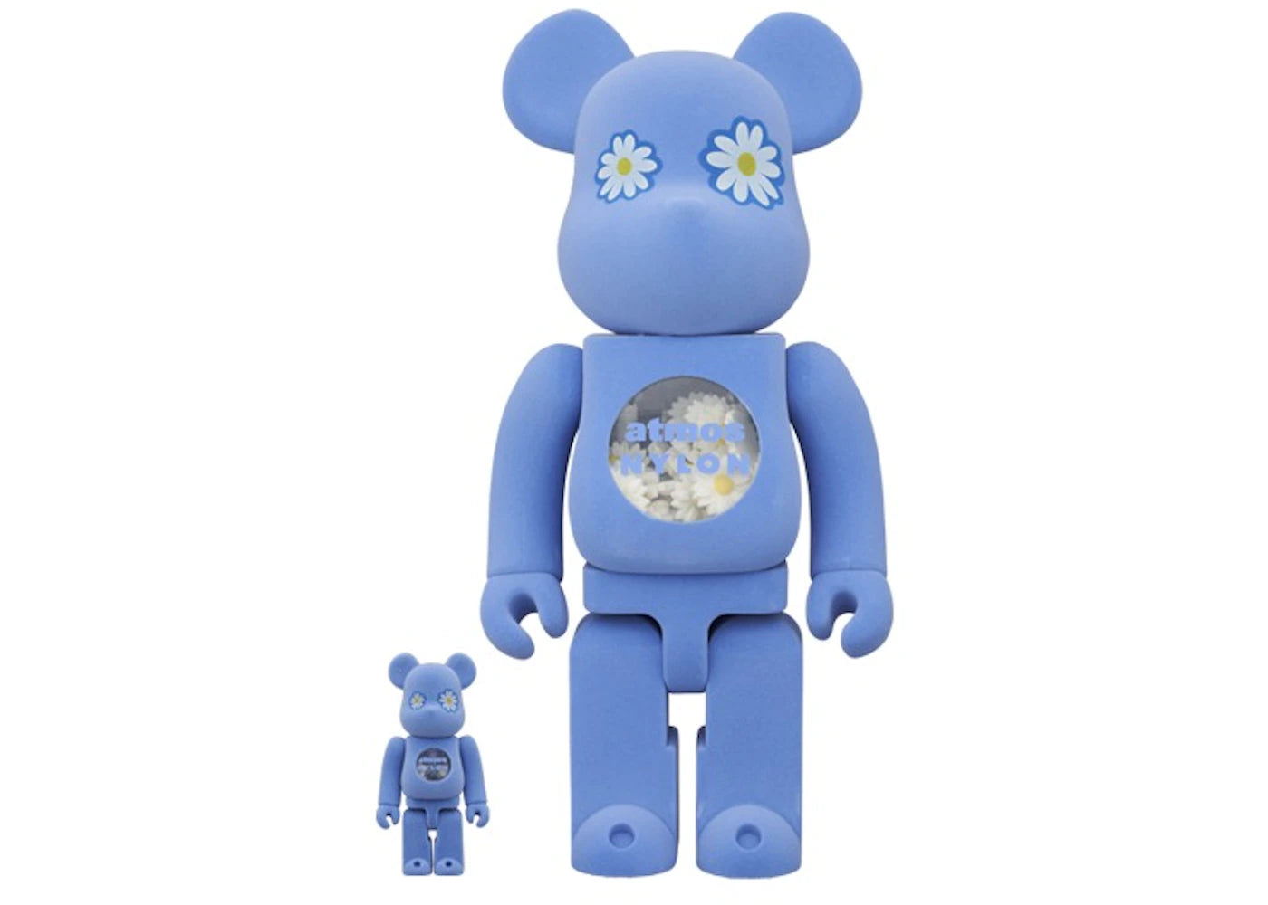 Bearbrick atmos x NYLON JAPAN Type-2 100% & 400% Set