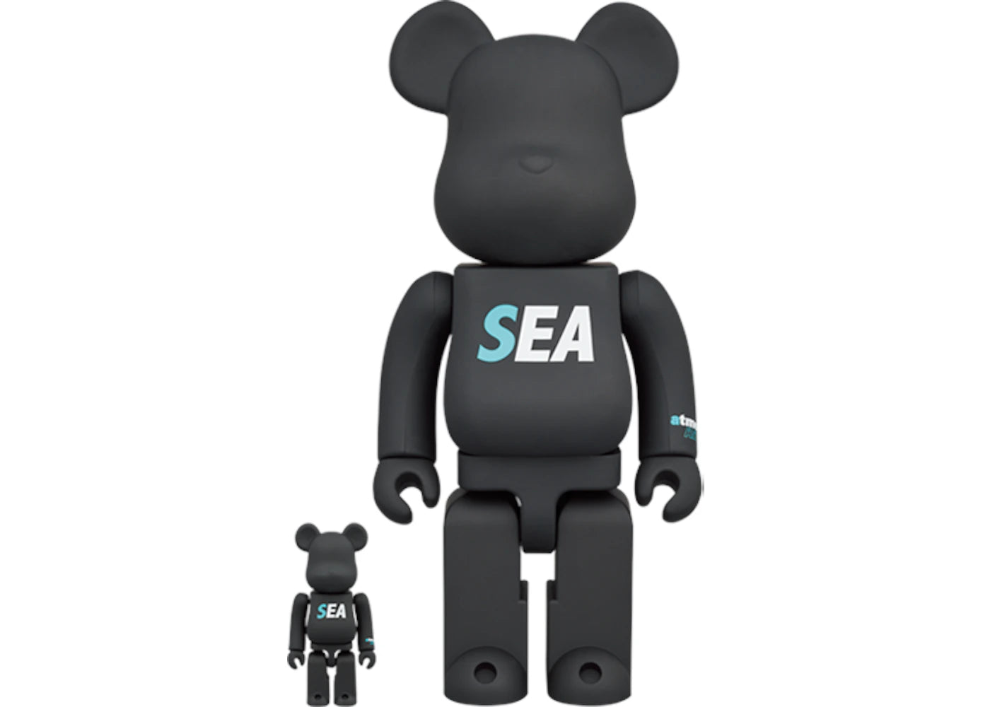 Bearbrick atmos x WIND AND SEA 100% & 400% Set