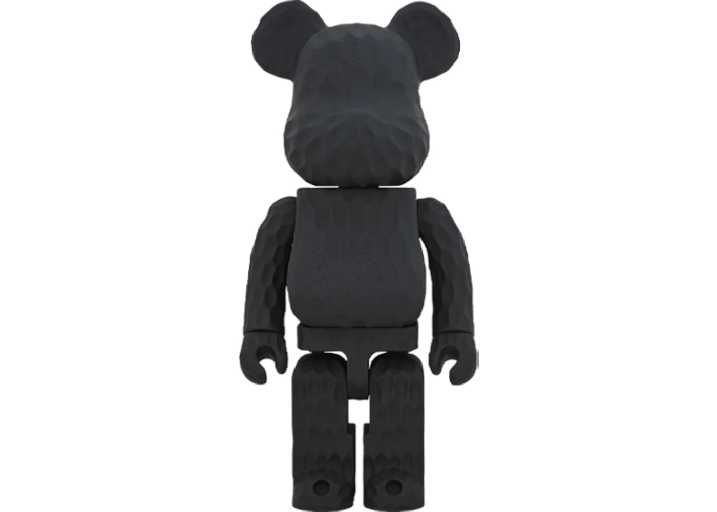 Bearbrick Fragment x Karimoku Carved Wooden 1000% Black