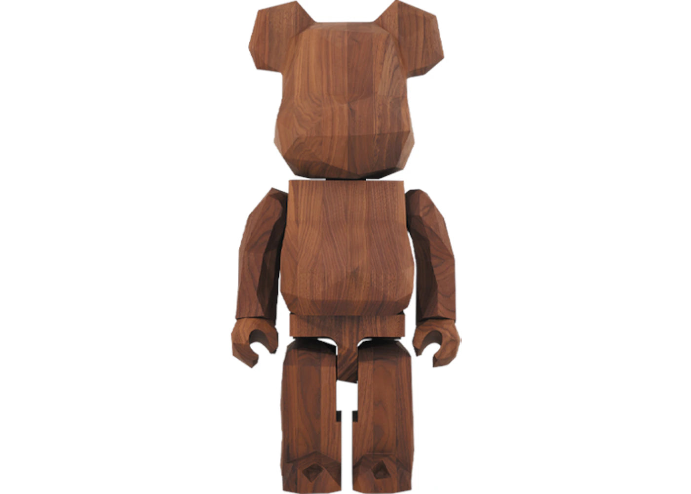 Bearbrick Fragment x Karimoku Polygon 1000% Brown