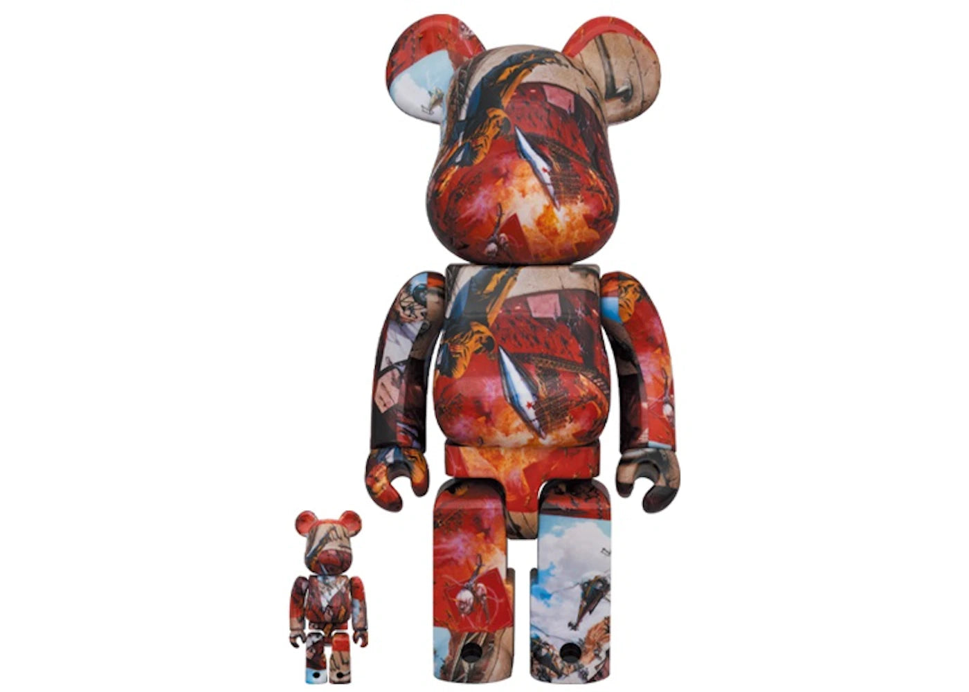 Bearbrick x 007 You Only Live Twice 100% & 400% Set