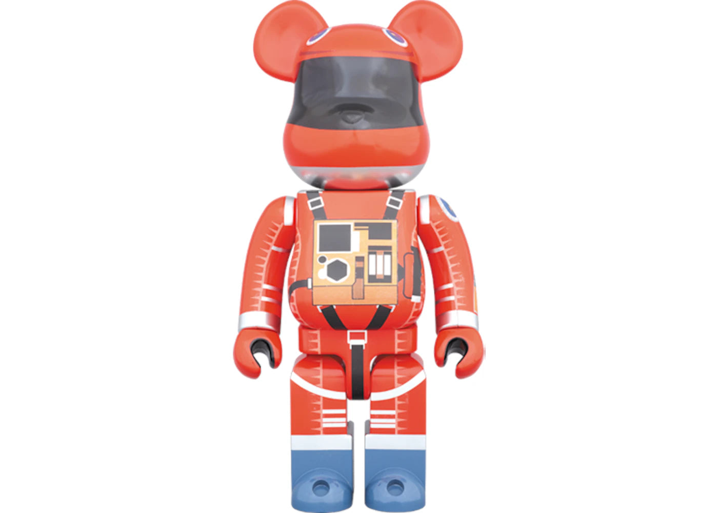 Bearbrick x 2001 A Space Odyssey Space Suit 1000% Orange