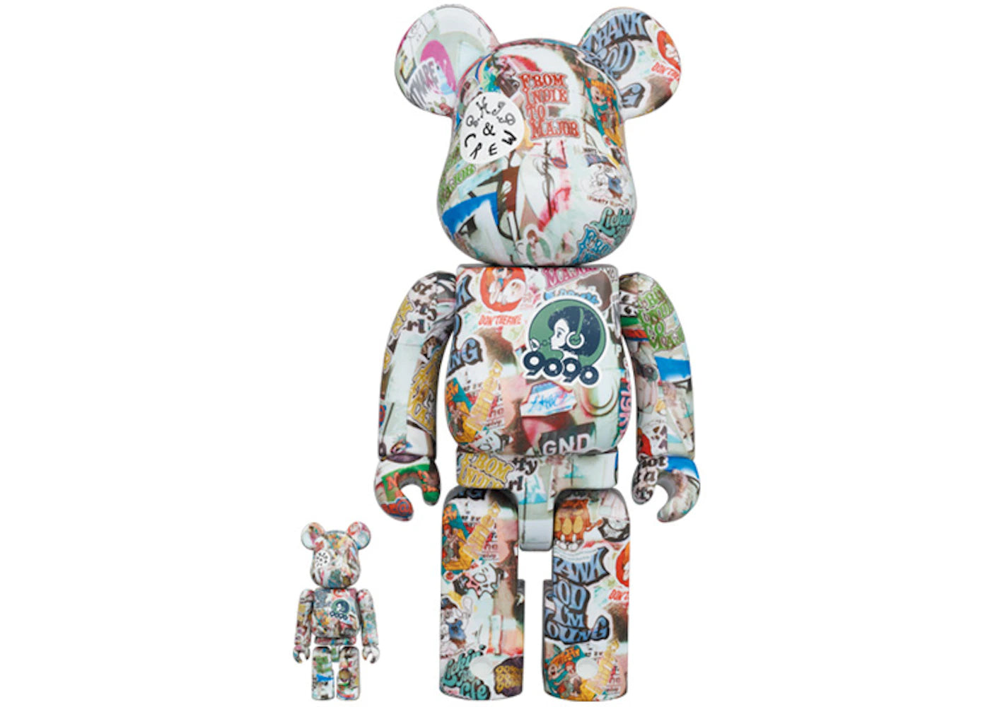 Bearbrick x 9090 x S.H.I.P & Crew 100% & 400% Set