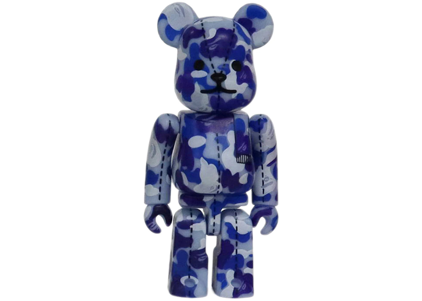Bearbrick x A Bathing Ape 28th Anniversary Camo #4 100% Blue