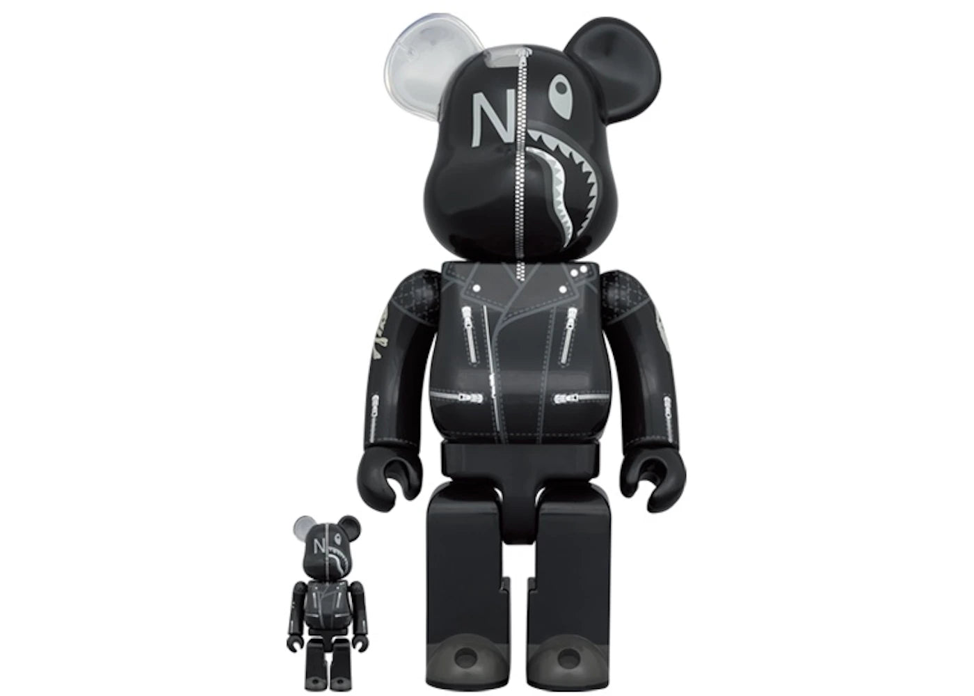 Bearbrick x A Bathing Ape x Neighborhood 100% & 400% Set