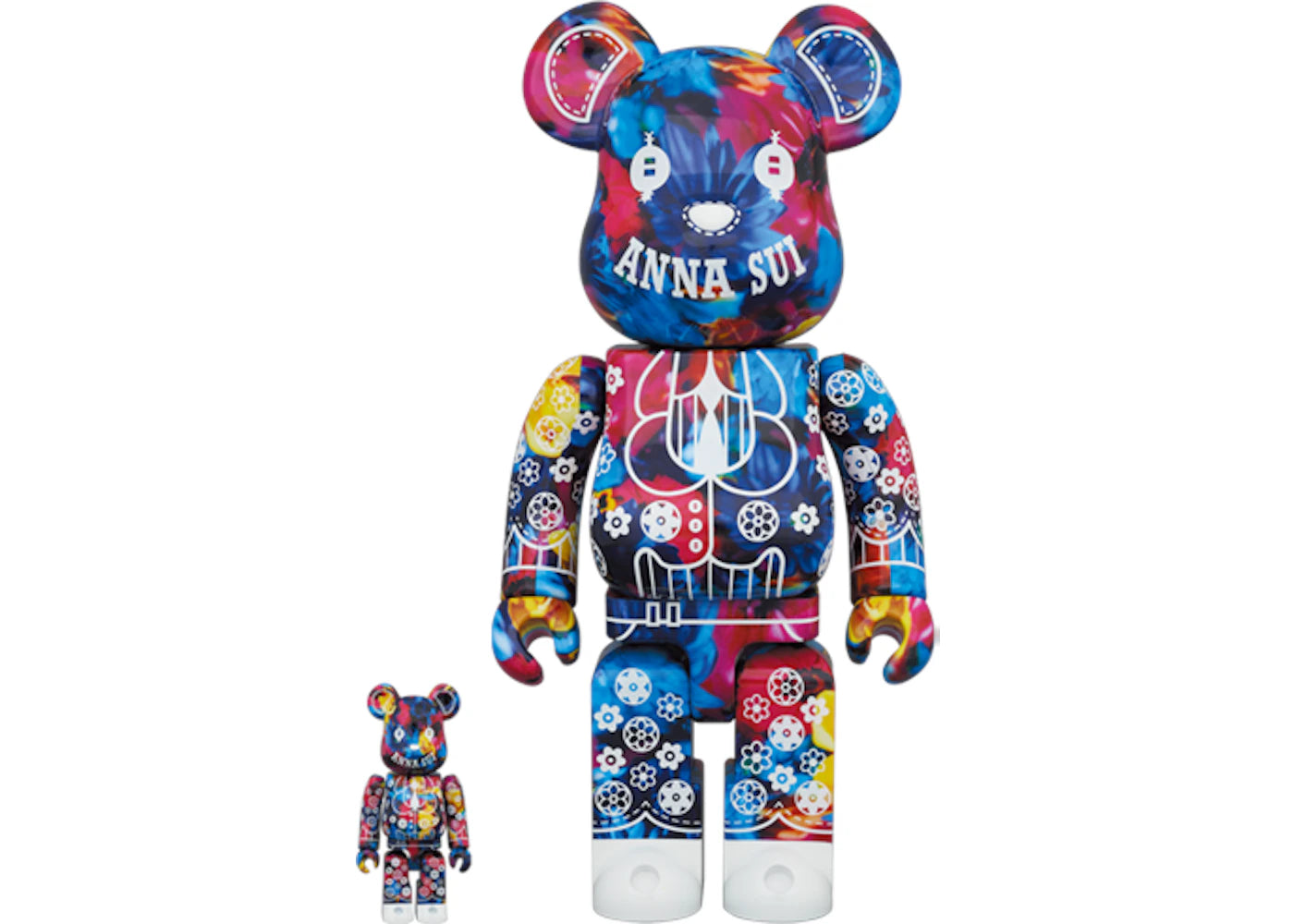 Bearbrick x ANNA SUI x M / mika ninagawa 100% & 400% Set