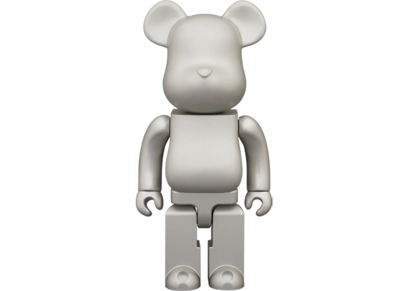 Bearbrick x Amirex Aluminum 400% Silver