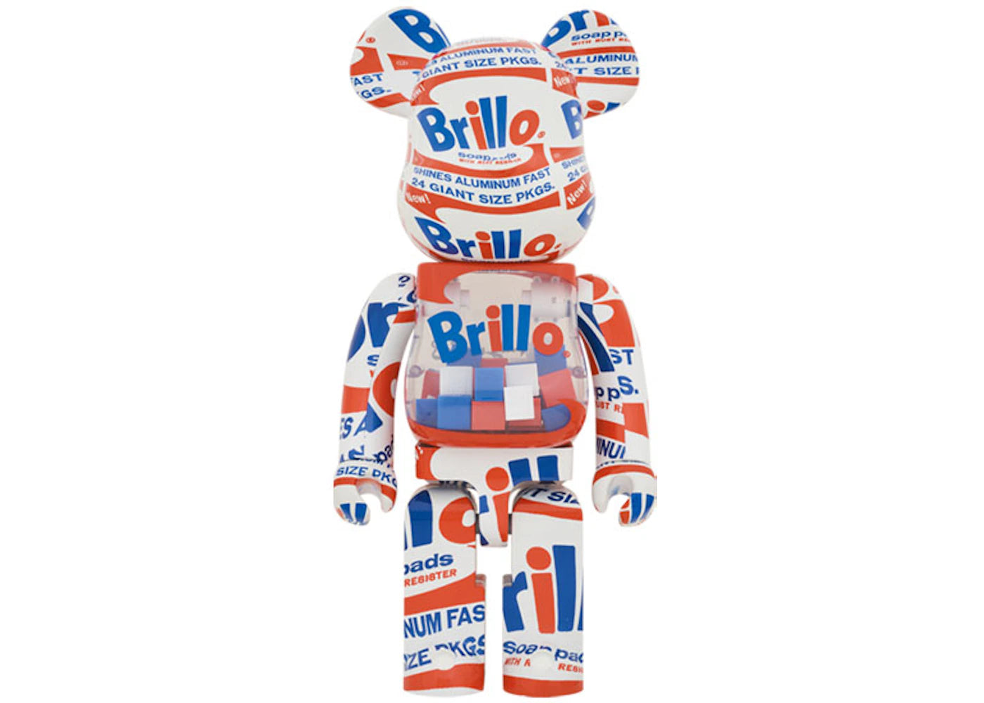 Bearbrick x Andy Warhol Brillo (2022) 1000%