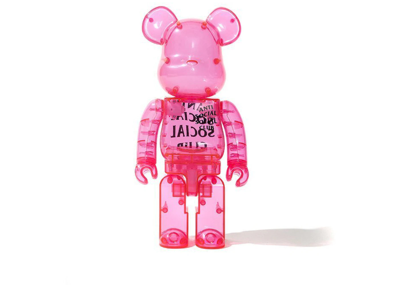 Bearbrick x Antisocial Social Club 400% Pink