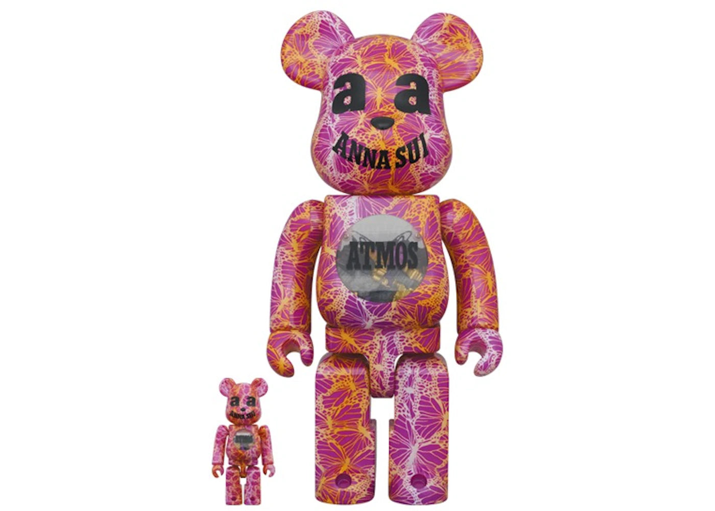 Bearbrick x Atmos Anna Sui 100% & 400% Set