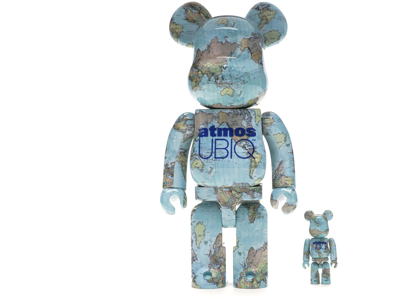 Bearbrick x Atmos x Ubiq 100% & 400% Set Sax