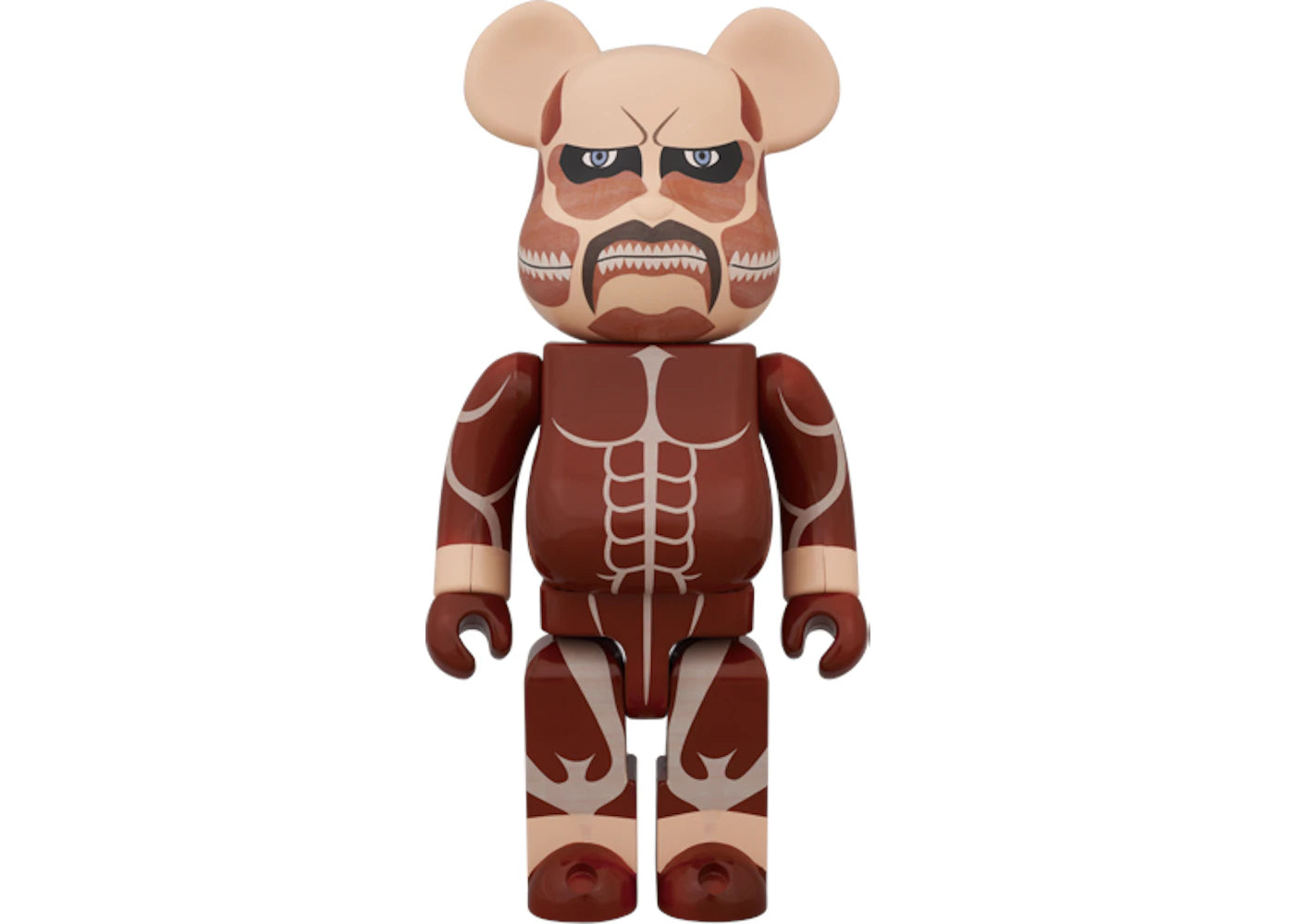 Bearbrick x Attack On Titan Super Large Giant 400% Brown