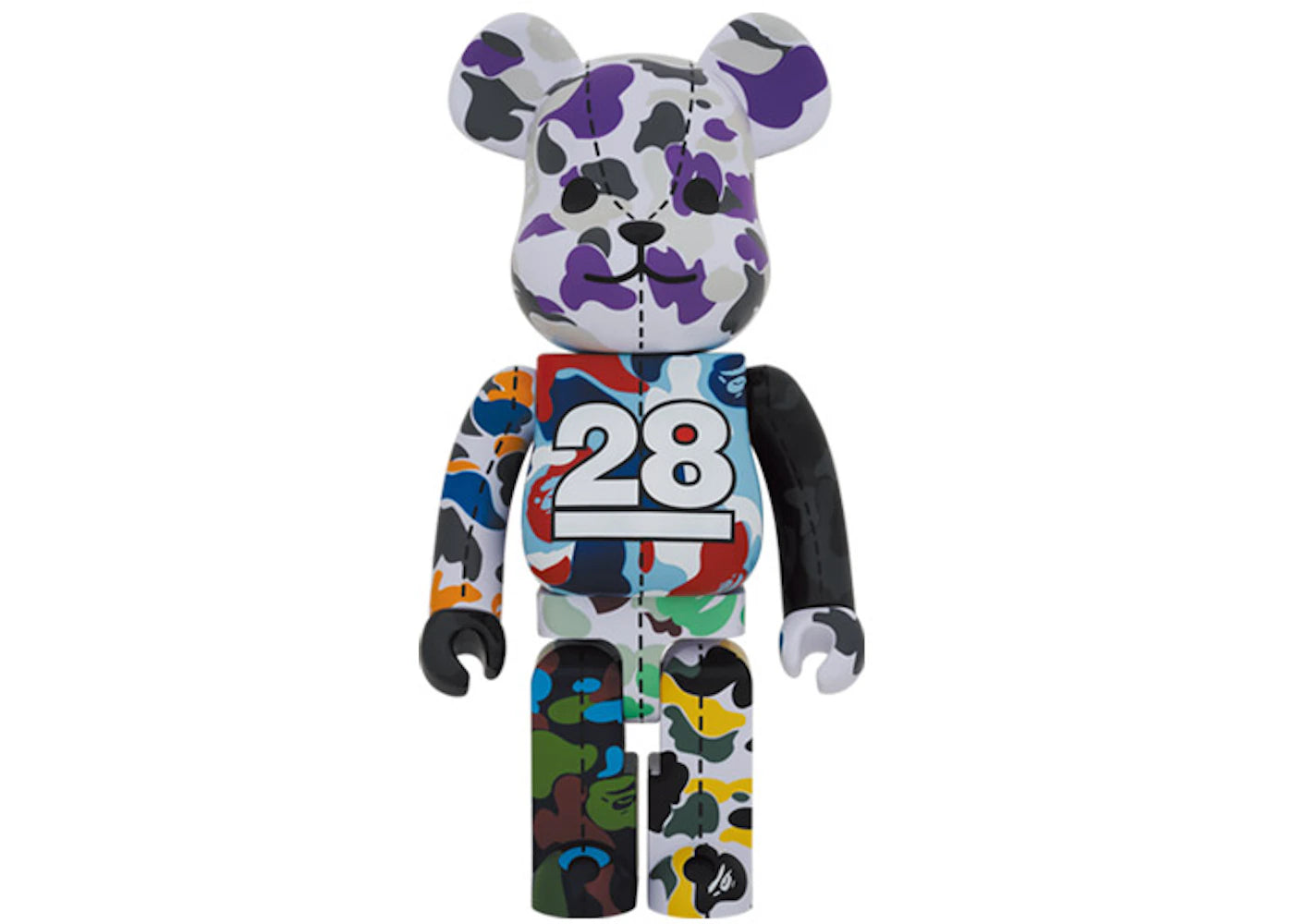 Bearbrick x BAPE 28th Anniversary Camo #1 1000%