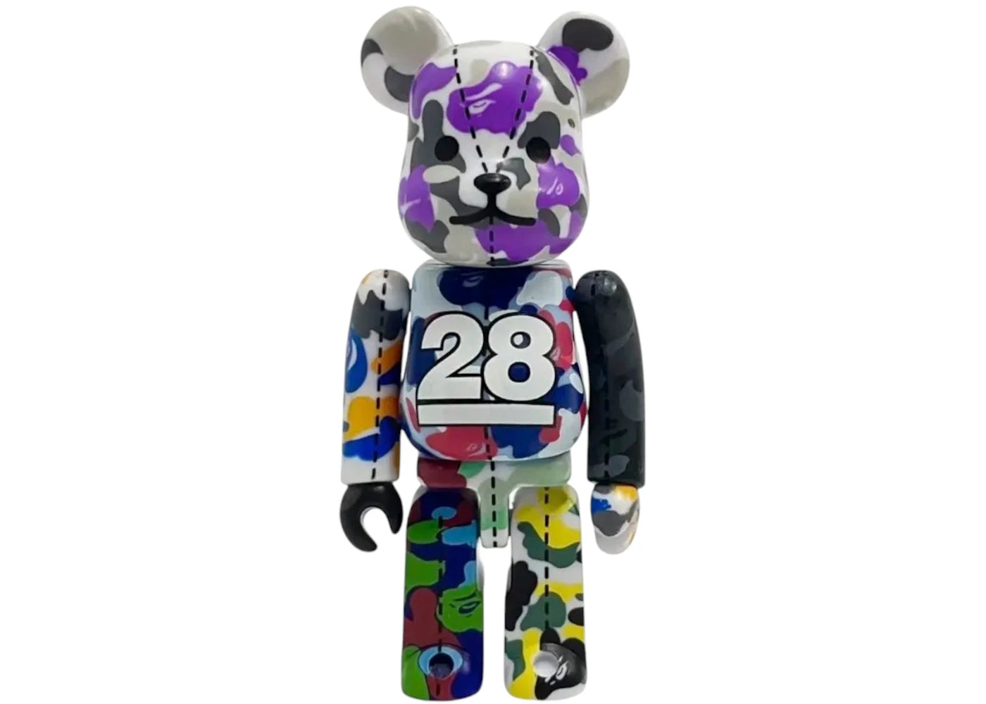 Bearbrick x BAPE 28th Anniversary Camo #1 Multi Camo (Secret Edition) 100%