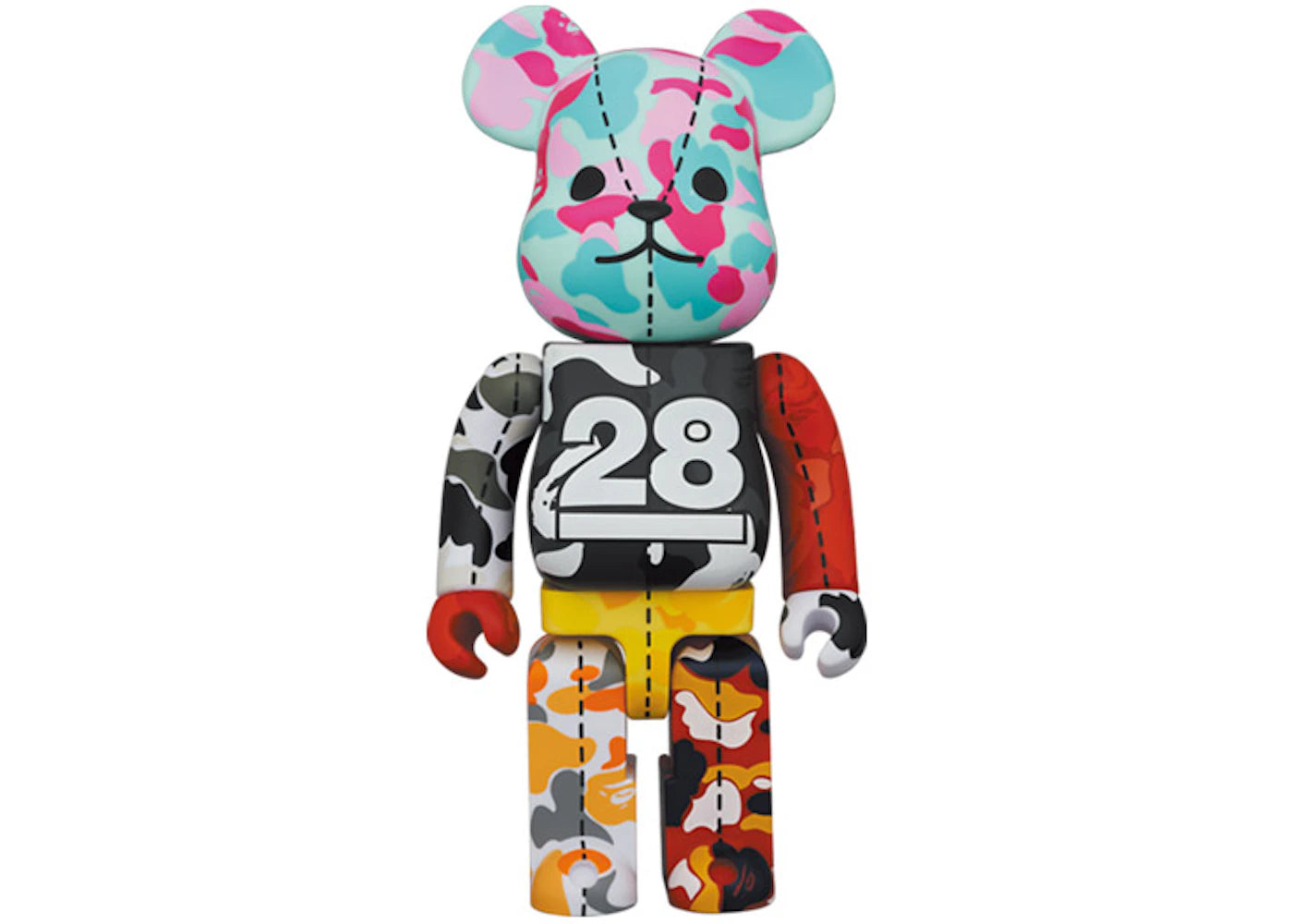 Bearbrick x BAPE 28th Anniversary Camo #3 400%