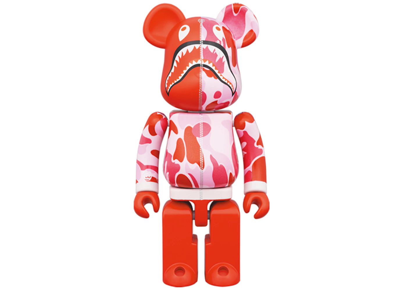 Bearbrick x BAPE ABC Camo Shark Chogokin 200% Pink