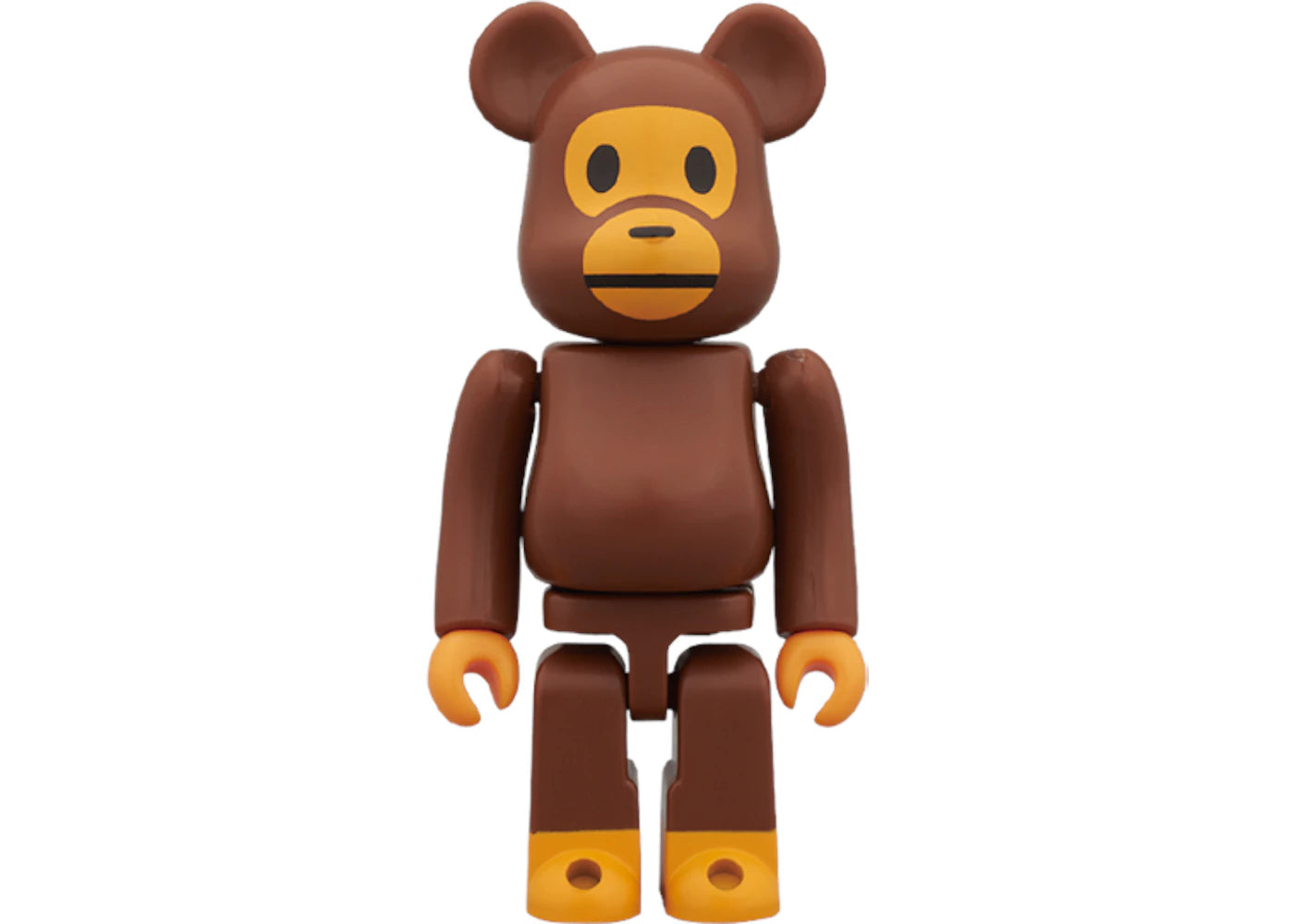 Bearbrick x BAPE Baby Milo 100% Brown