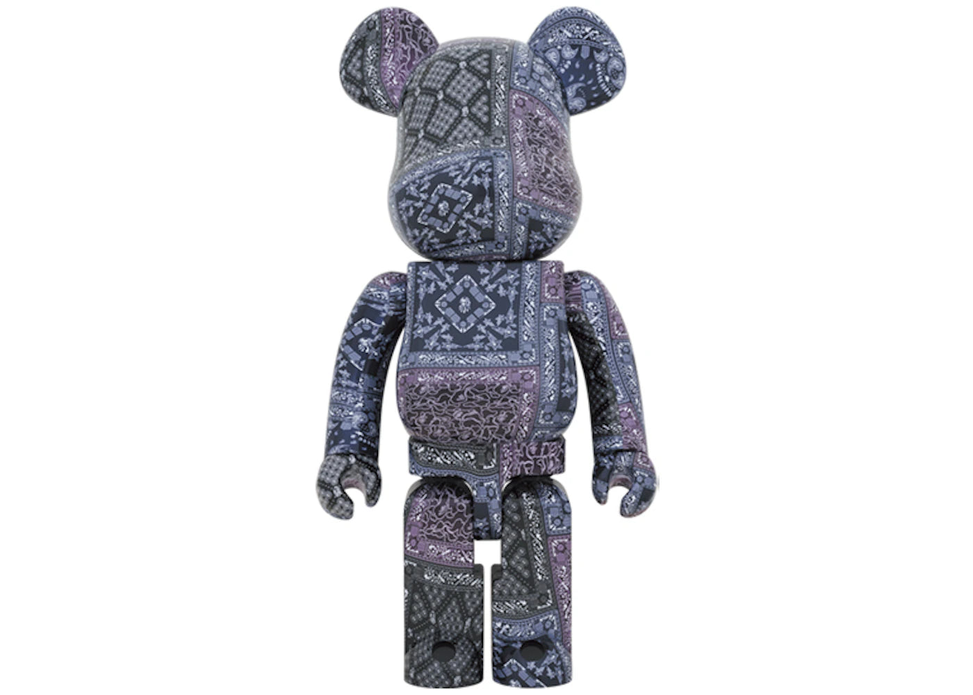 Bearbrick x BAPE Black Bandana 1000%