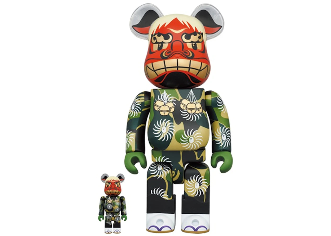 Bearbrick x BAPE Lion Dance 100% & 400% Set