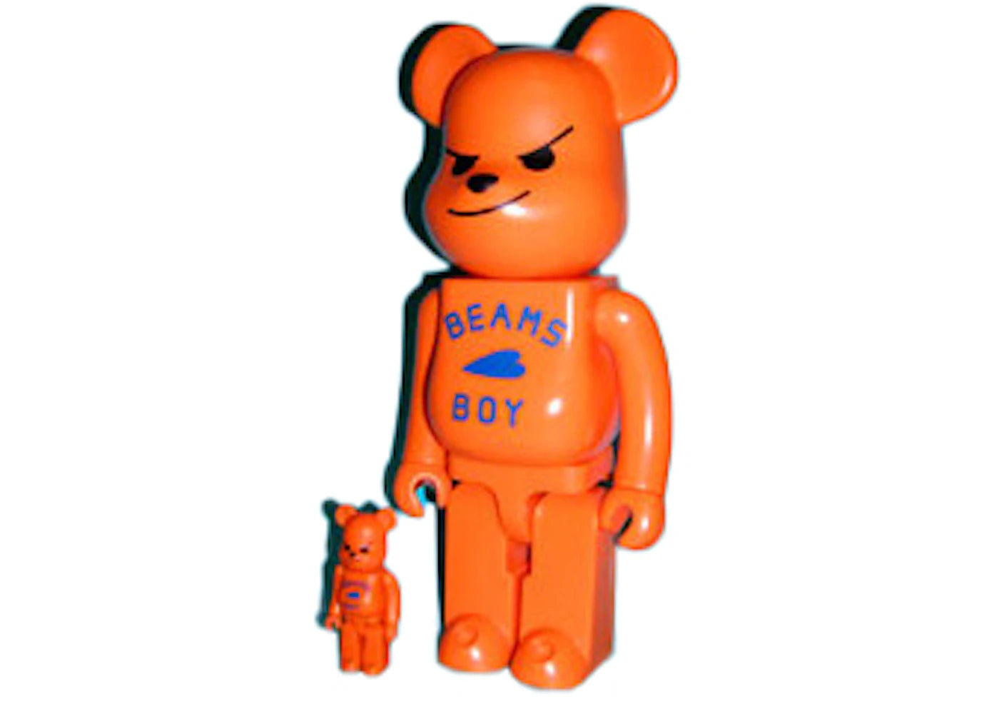 Bearbrick x BEAMS BOY 100% & 400% Set Orange