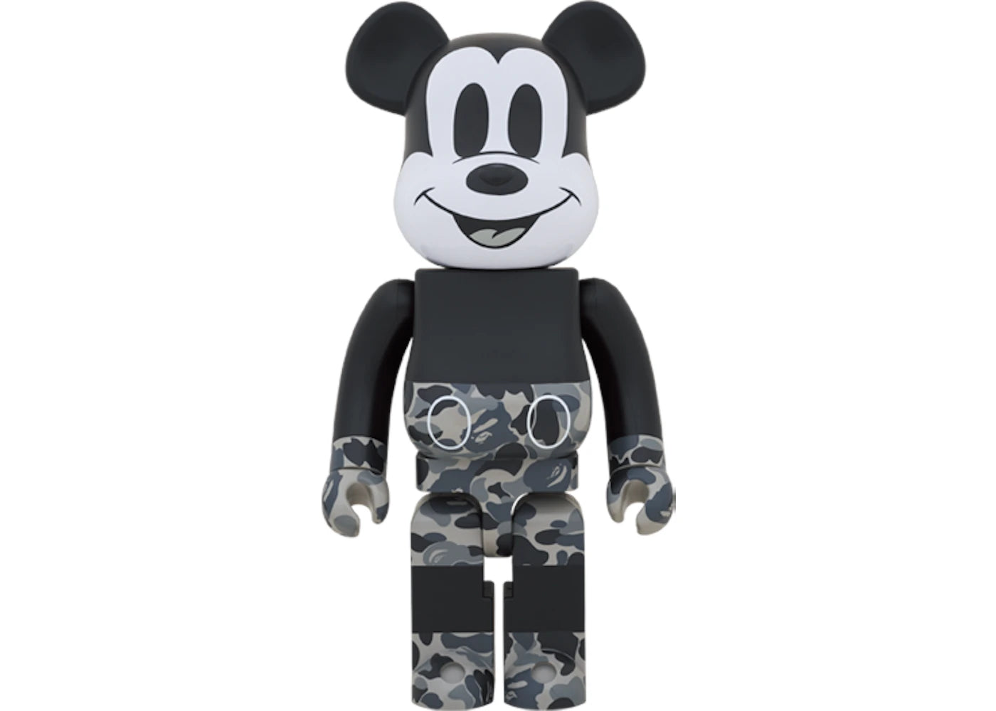 Bearbrick x Bape Mickey Mouse Monotone 1000%