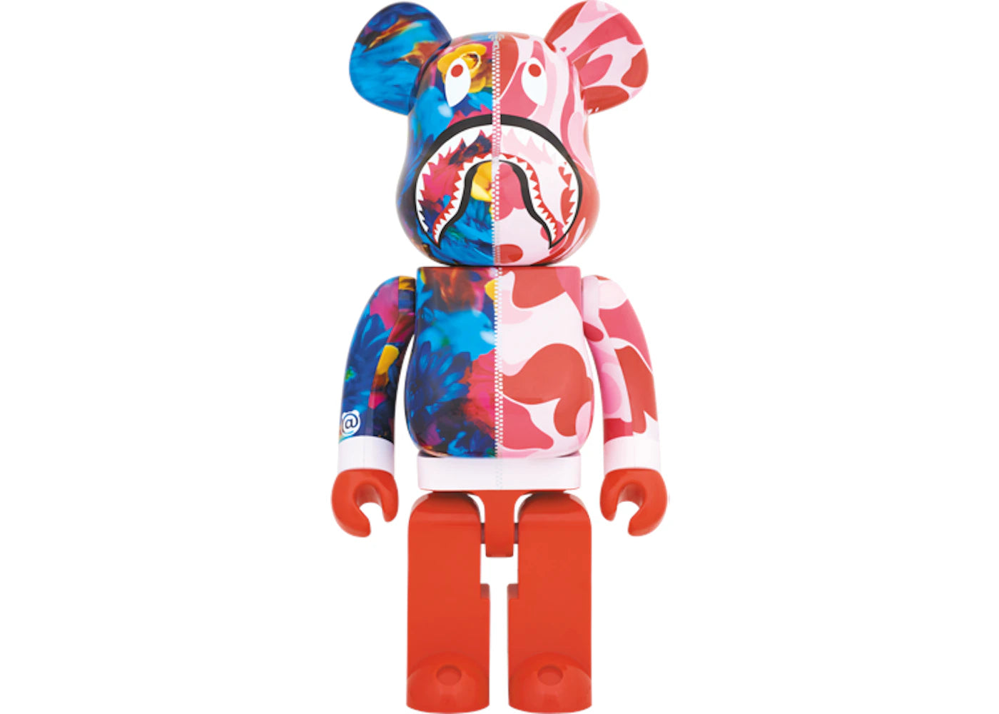 Bearbrick x Bape x Mika Ninagawa Shark 1000% Pink