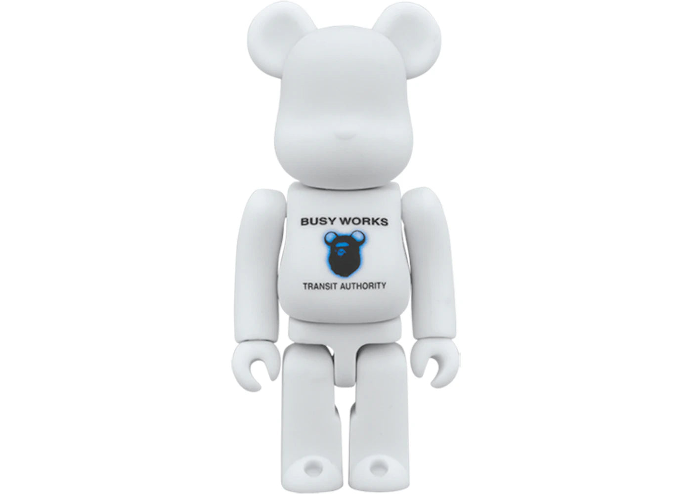 Bearbrick x Bape x Stash 100% White