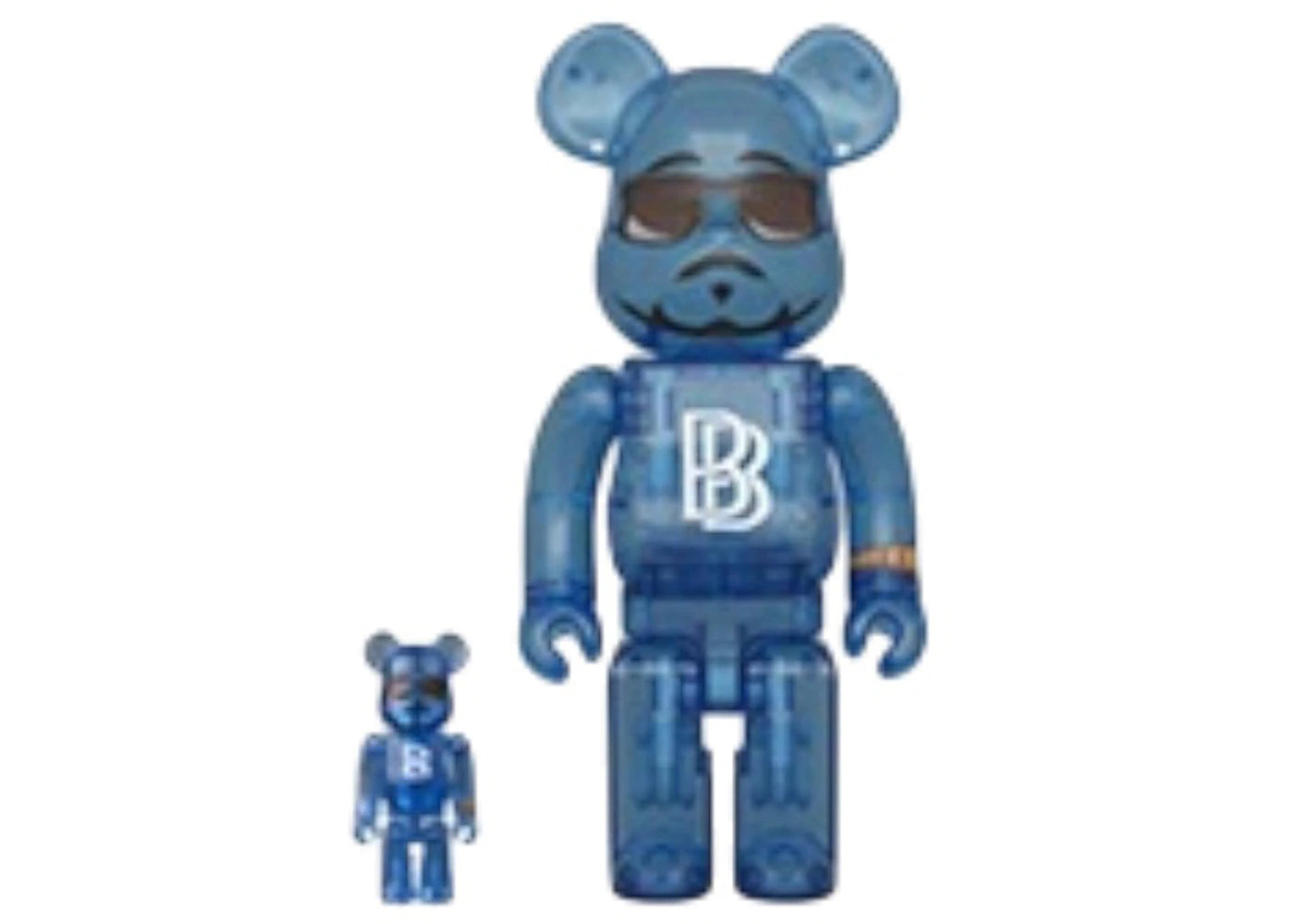 Bearbrick x Ben Baller 100% & 400% Set Blue
