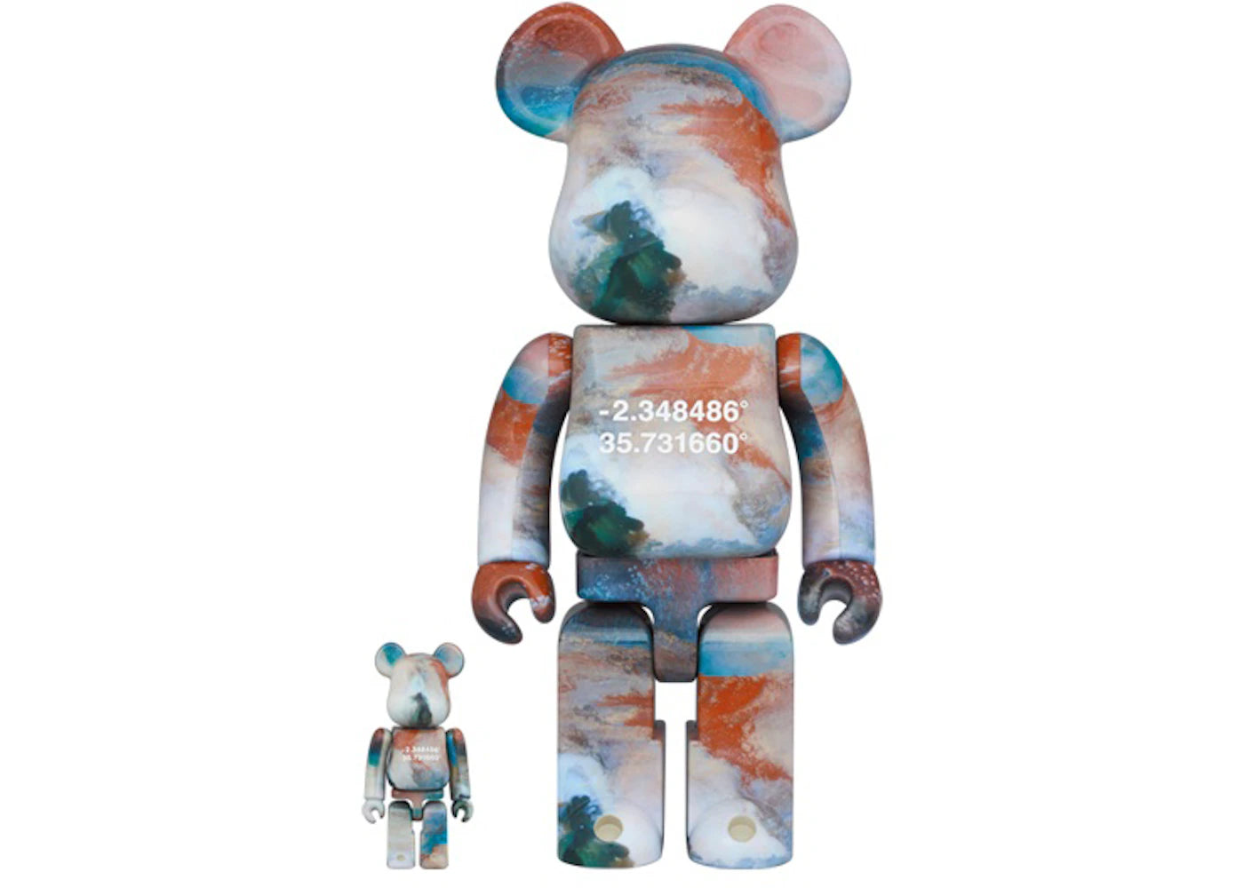 Bearbrick x Benjamin Grant (Overview) Lake Natron 100% & 400% Set