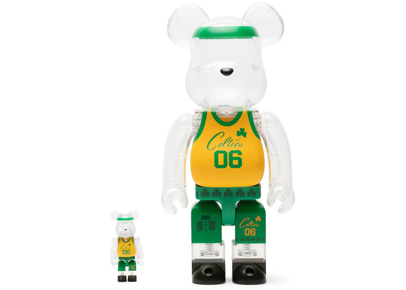 Bearbrick x Bodega x NBA Worldwide Respect Boston Celtics 100% & 400% Set