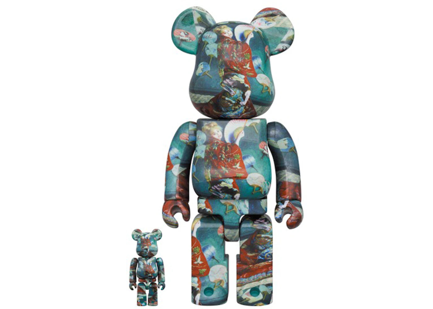 Bearbrick x Boston Museum Claude Monet "La Japonaise" 100% & 400% Set