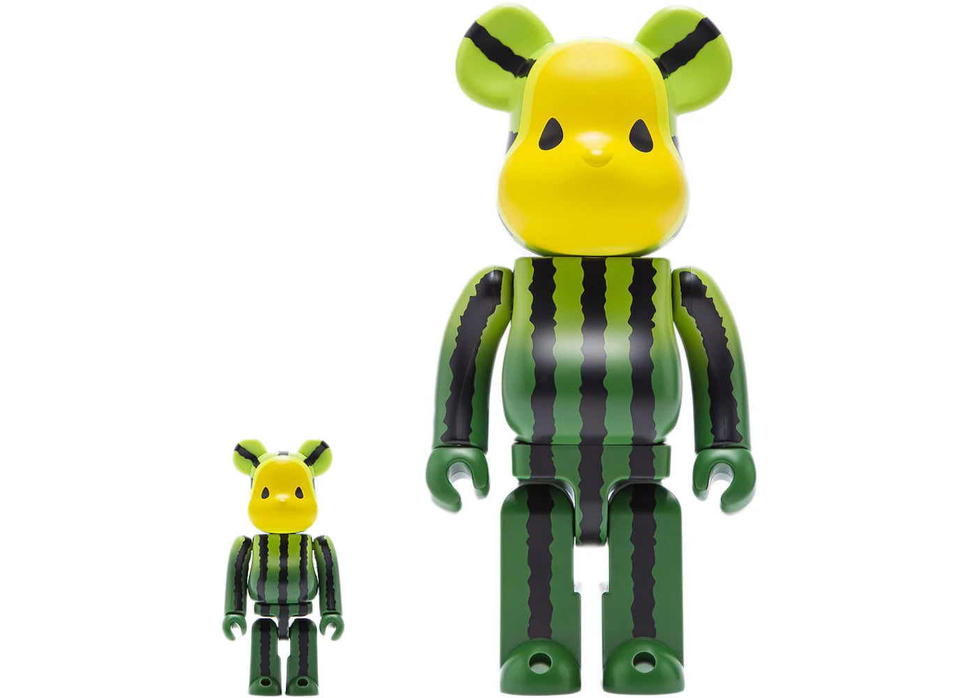 Bearbrick x CLOT Summer Fruits Yellow Watermelon 100% & 400% Set