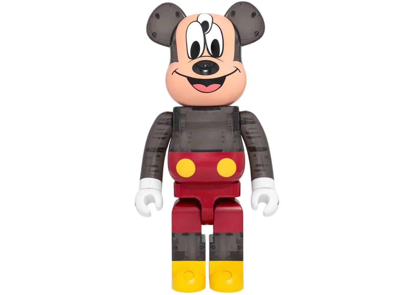 Bearbrick x CLOT x 3125C x Disney 3-Eyed Mickey Mouse 1000% Translucent Black