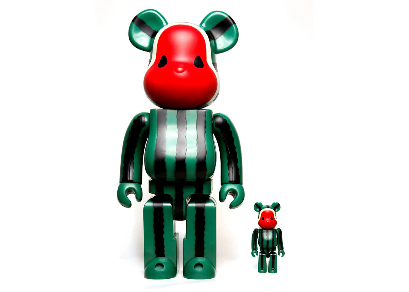 Bearbrick x CLOT x Levi's Artist Series Watermelon 100% & 400% Set Green