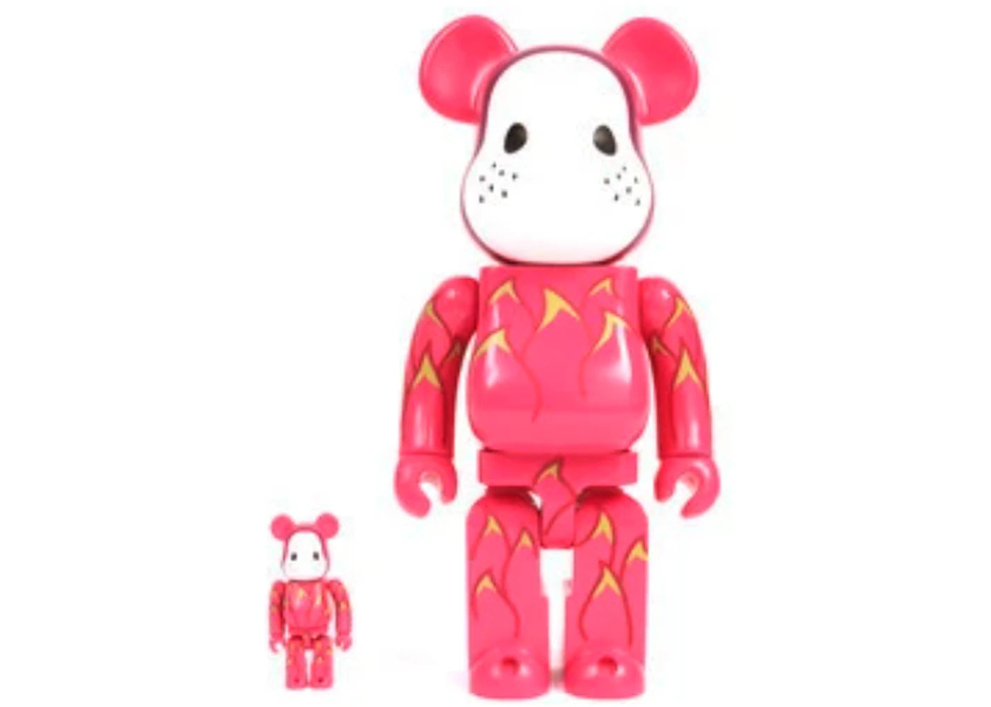 Bearbrick x CLOT x Levi's Dragon Fruit 100% & 400% Set Pink