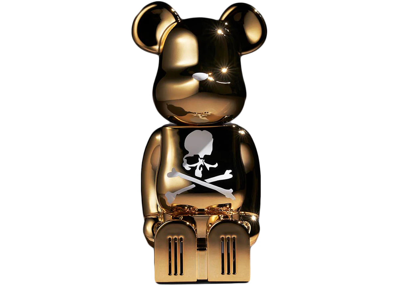 Bearbrick x Cleverin x Mastermind 200% Air Freshener Figure Gold