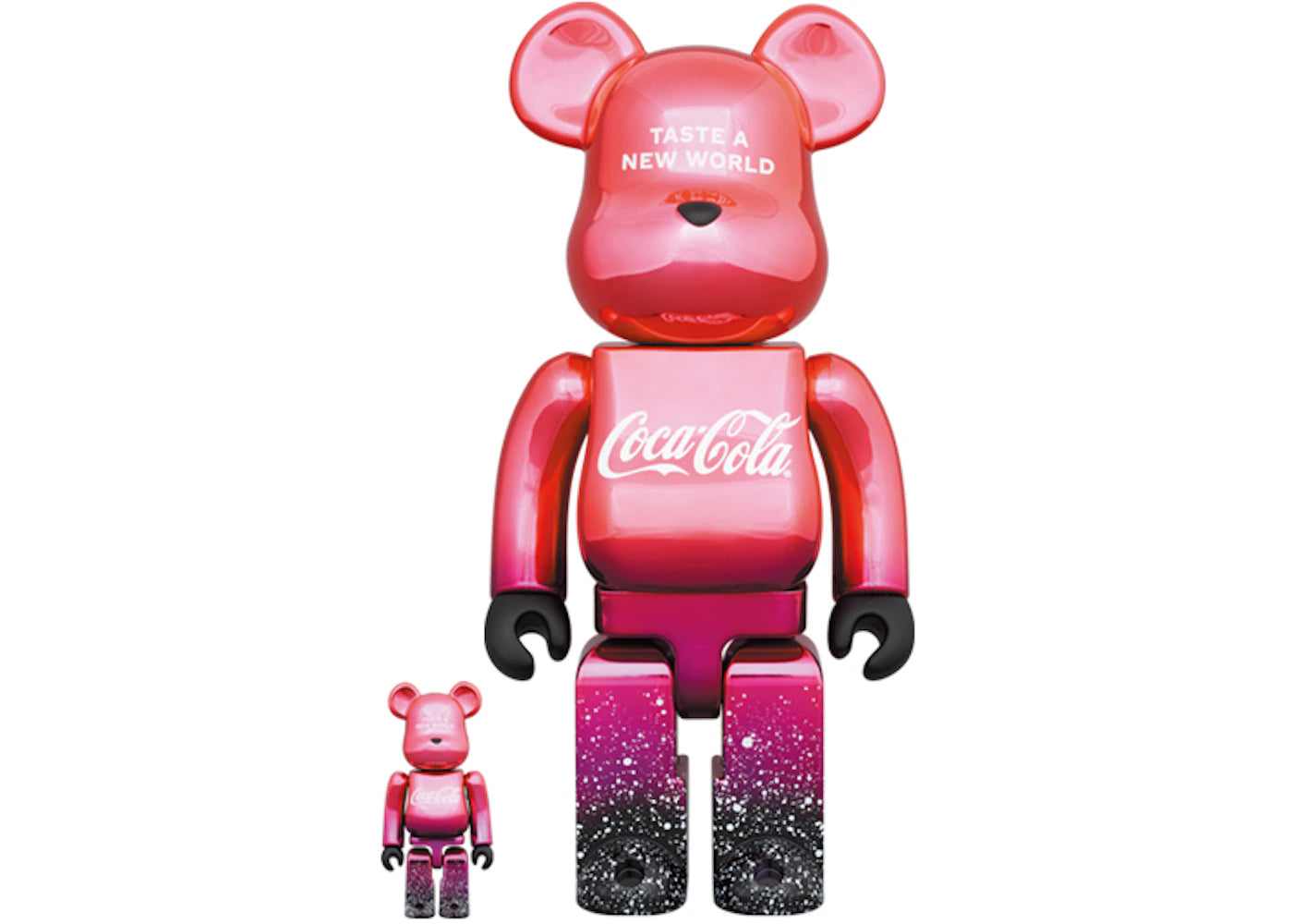 Bearbrick x Coca-Cola Creations 100% & 400% Set