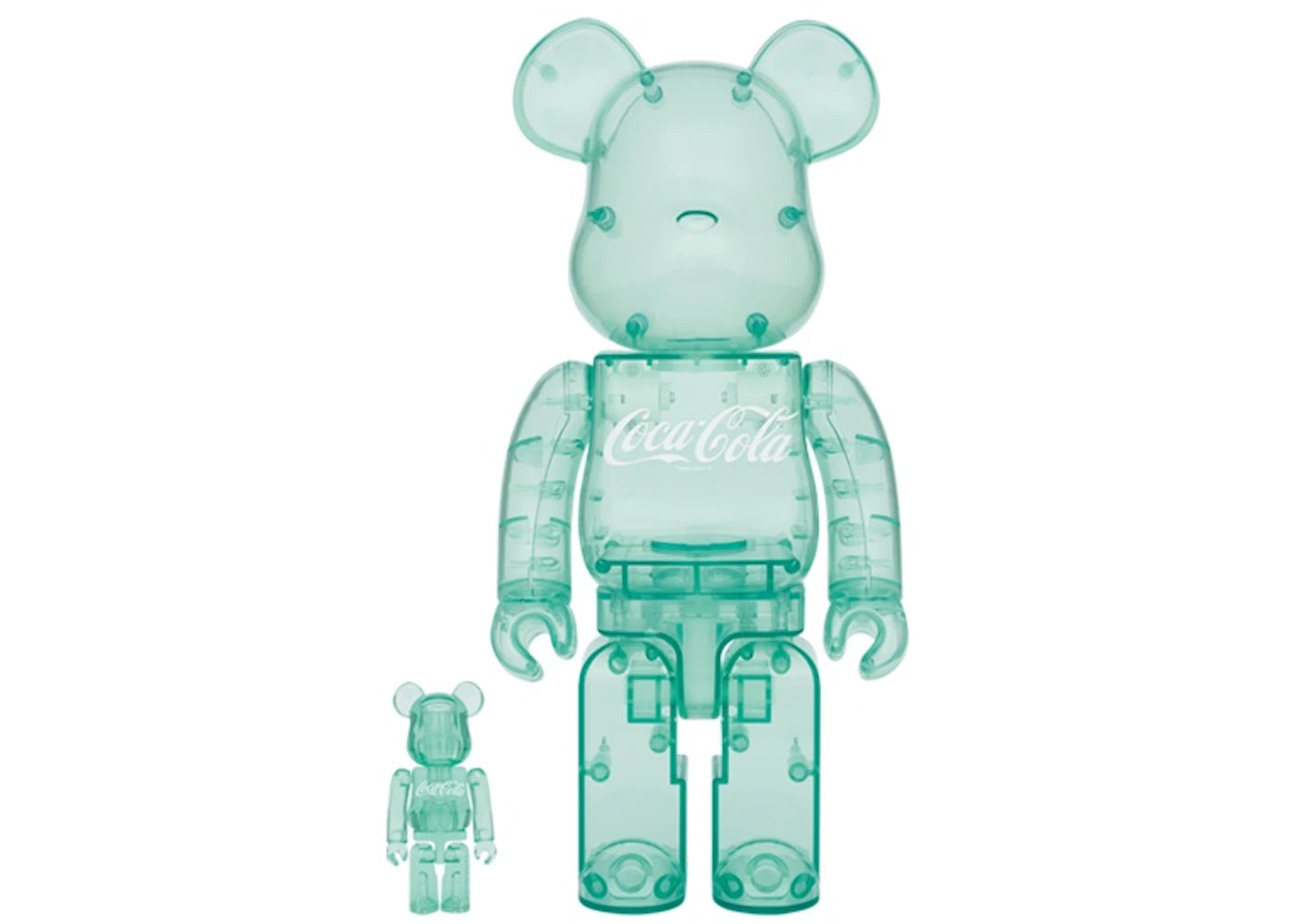 Bearbrick x Coca-Cola Georgia Green 100% & 400% Set