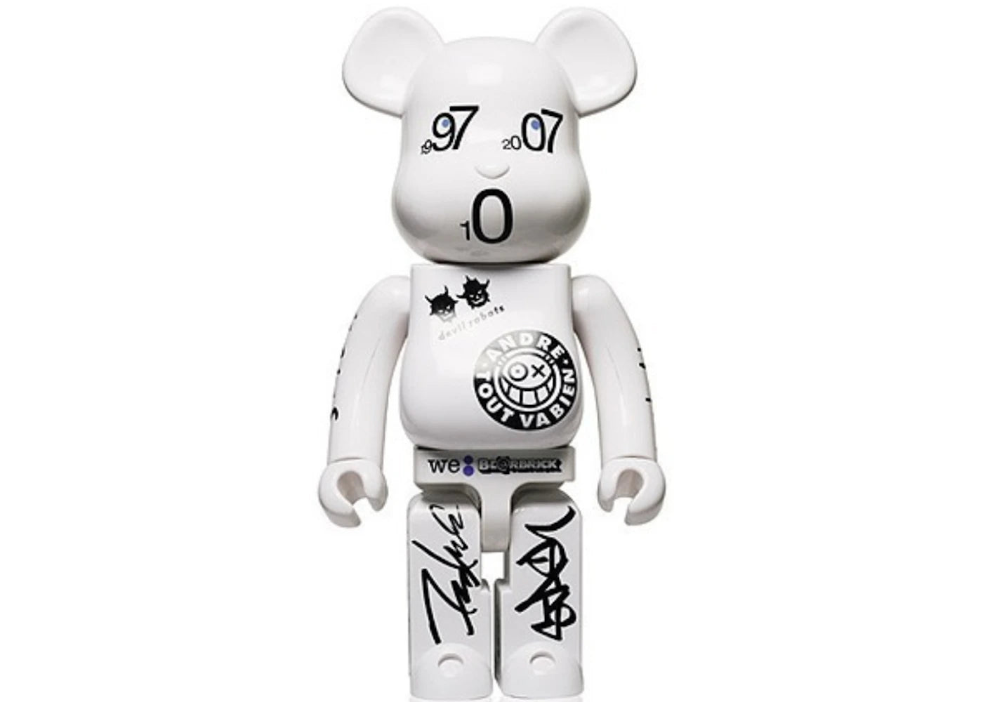 Bearbrick x Colette (Edition /100) 1000% White