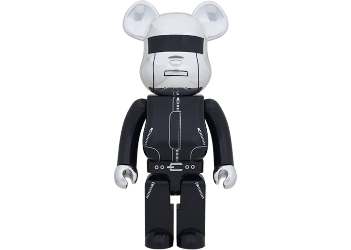 Bearbrick x Daft Punk 1000% Silver