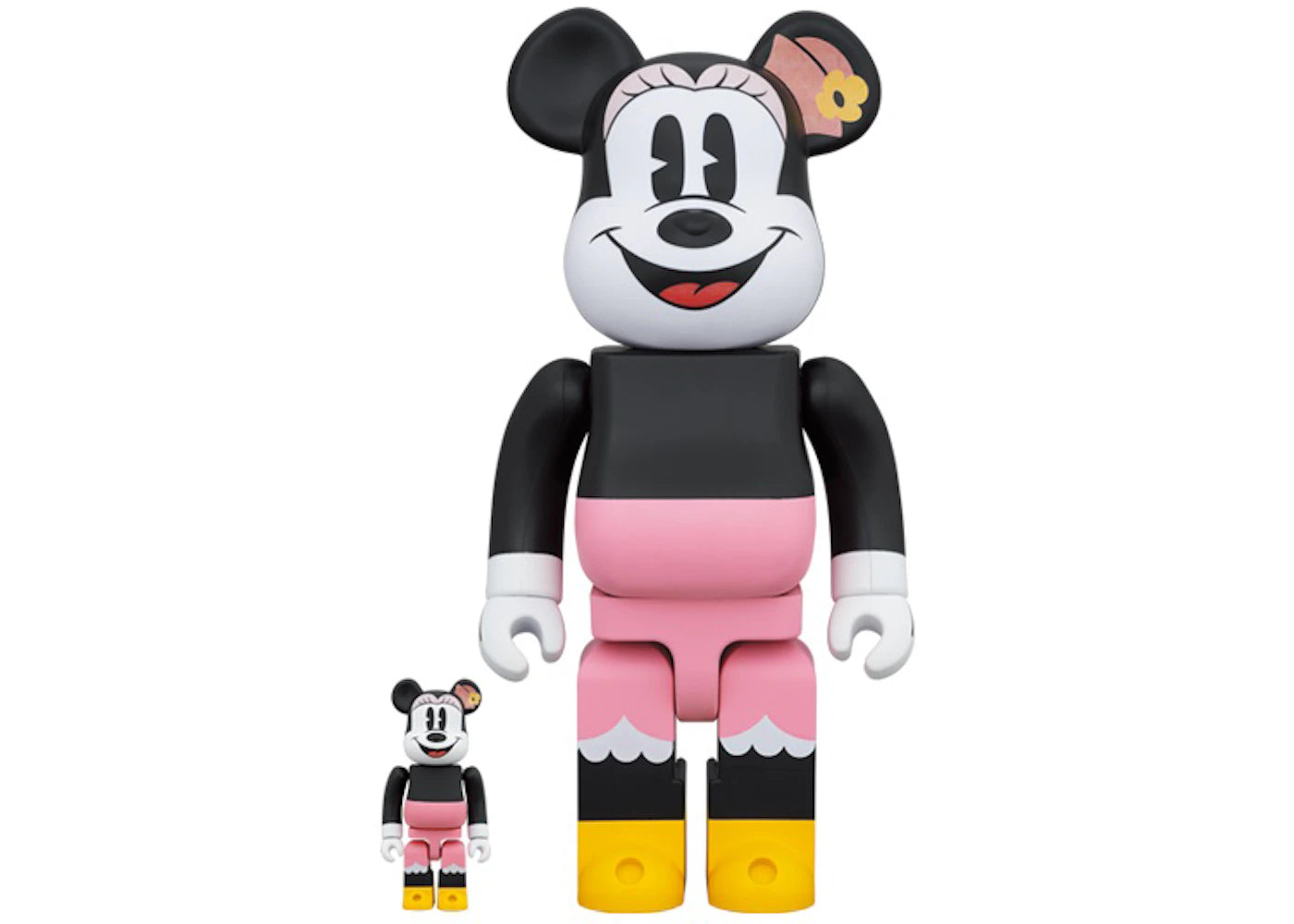 Bearbrick x Disney Box Lunch Minnie 100% & 400% Set