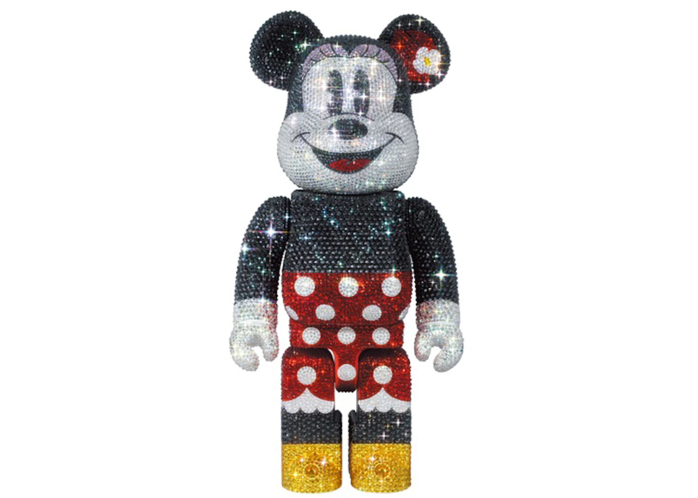 Bearbrick x Disney Crystal Decorate Minnie Mouse 4