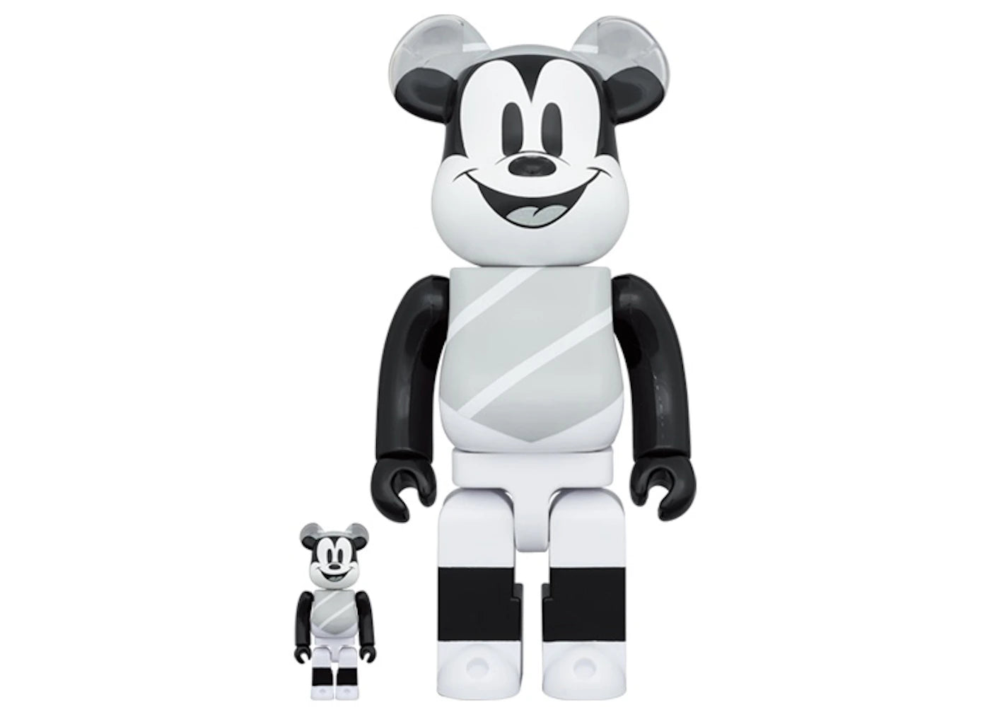 Bearbrick x Disney Hat and Poncho Mickey 100% & 400% Set