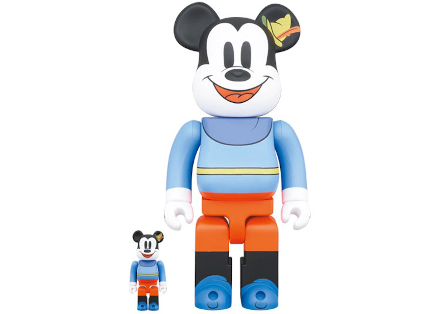 Bearbrick x Disney Mickey Mouse (Brave Little Tailor) 100% & 400% Set