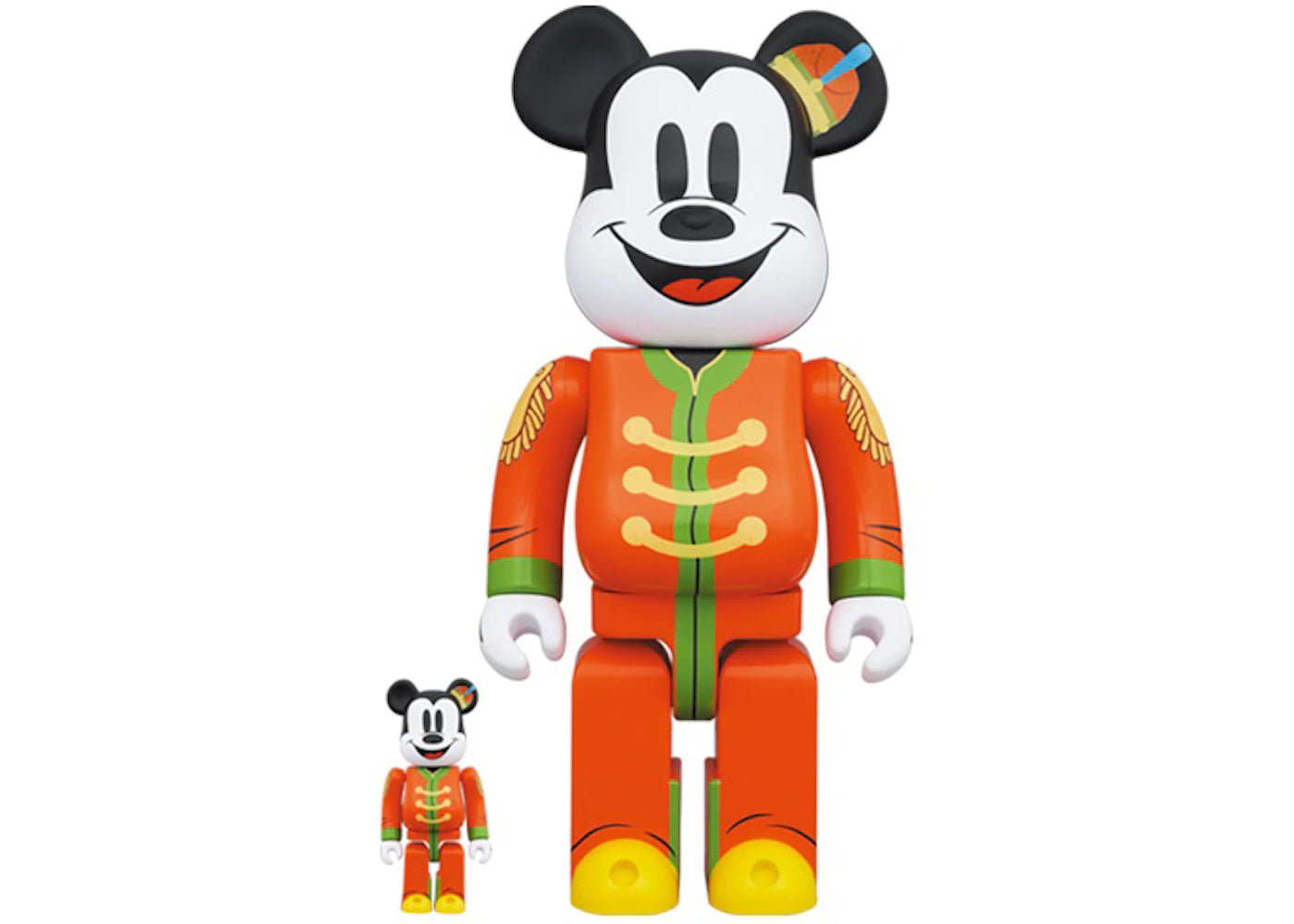 Bearbrick x Disney Mickey Mouse (The Band Concert) 100% & 400% Set